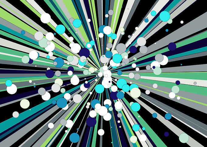 Universe Colorful Lines