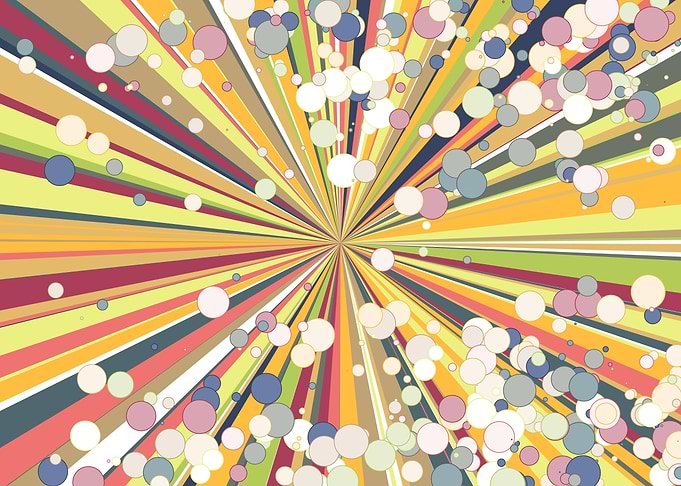Universe Colorful Lines