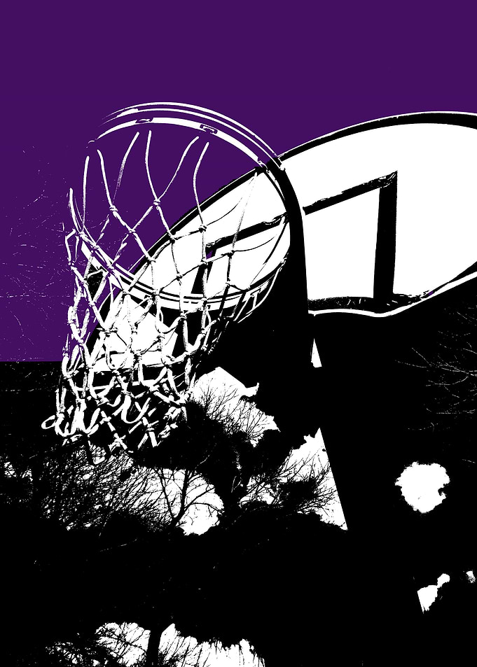 Basketball art hoop 4