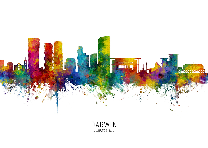 Darwin Skyline Australia