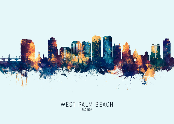 West Palm Beach Skyline