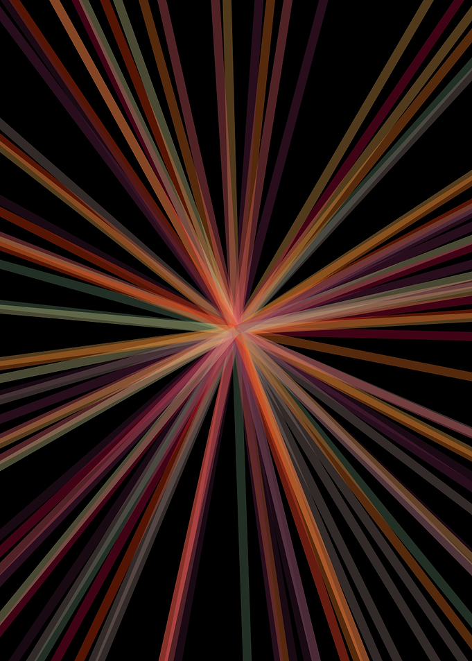 Universe Colorful Lines