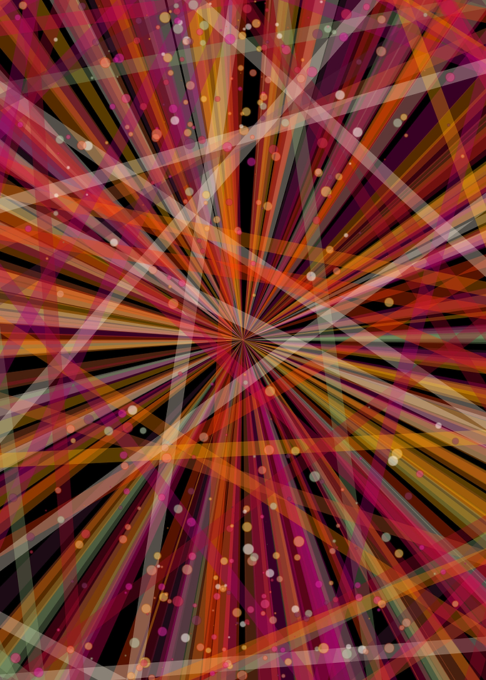 Universe Colorful Lines