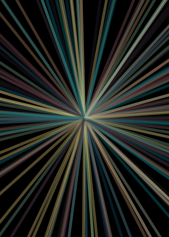 Universe Colorful Lines
