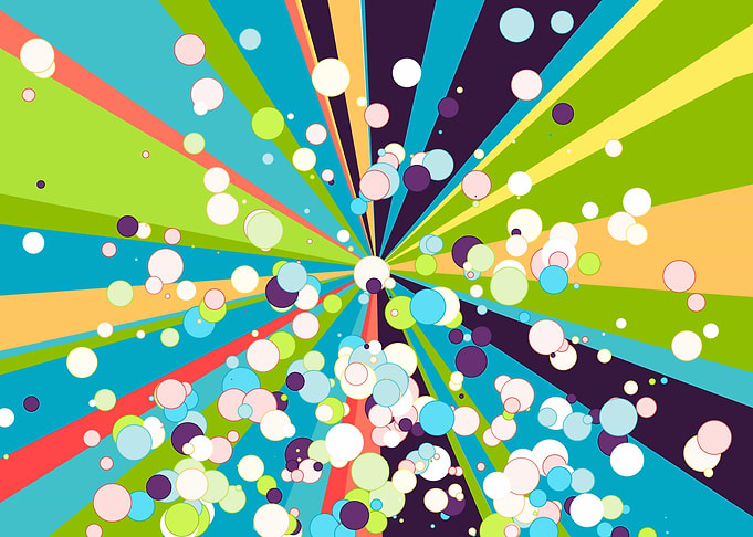 Universe Colorful Lines
