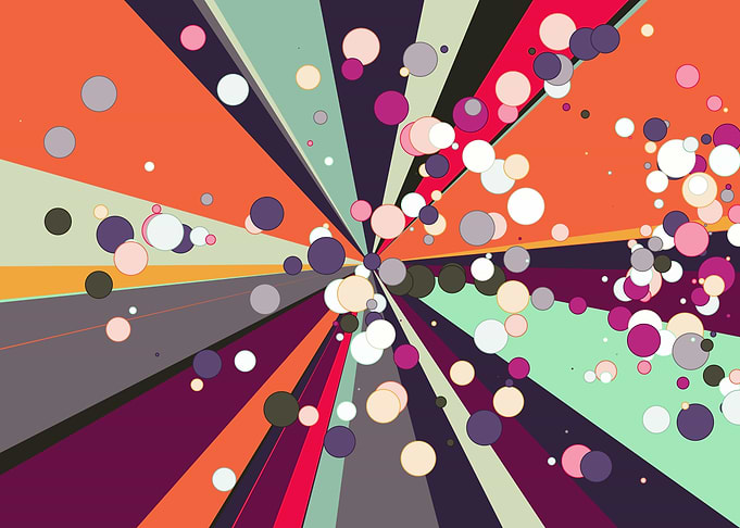 Universe Colorful Lines