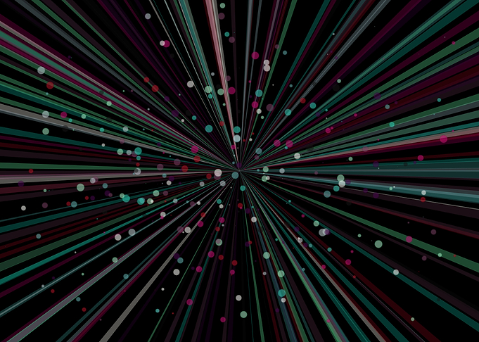 Universe Colorful Lines