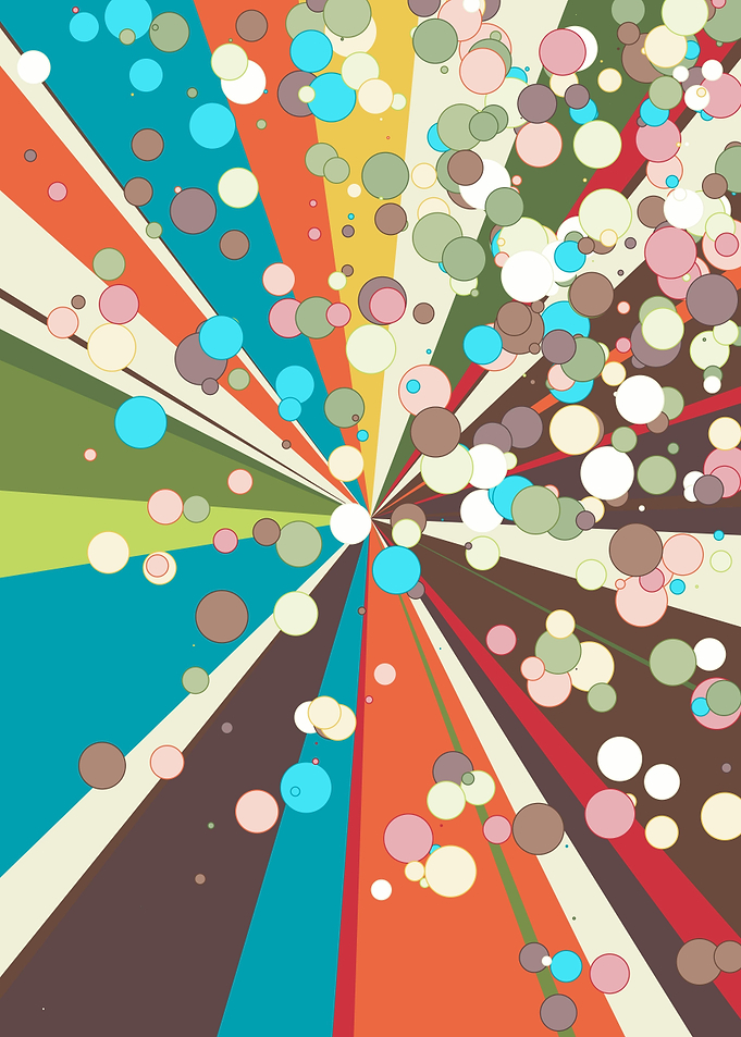 Universe Colorful Lines
