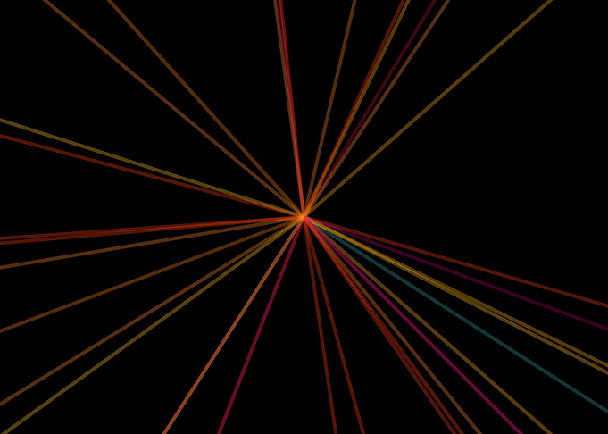 Universe Colorful Lines