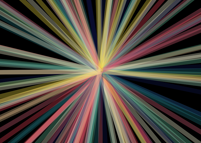 Universe Colorful Lines