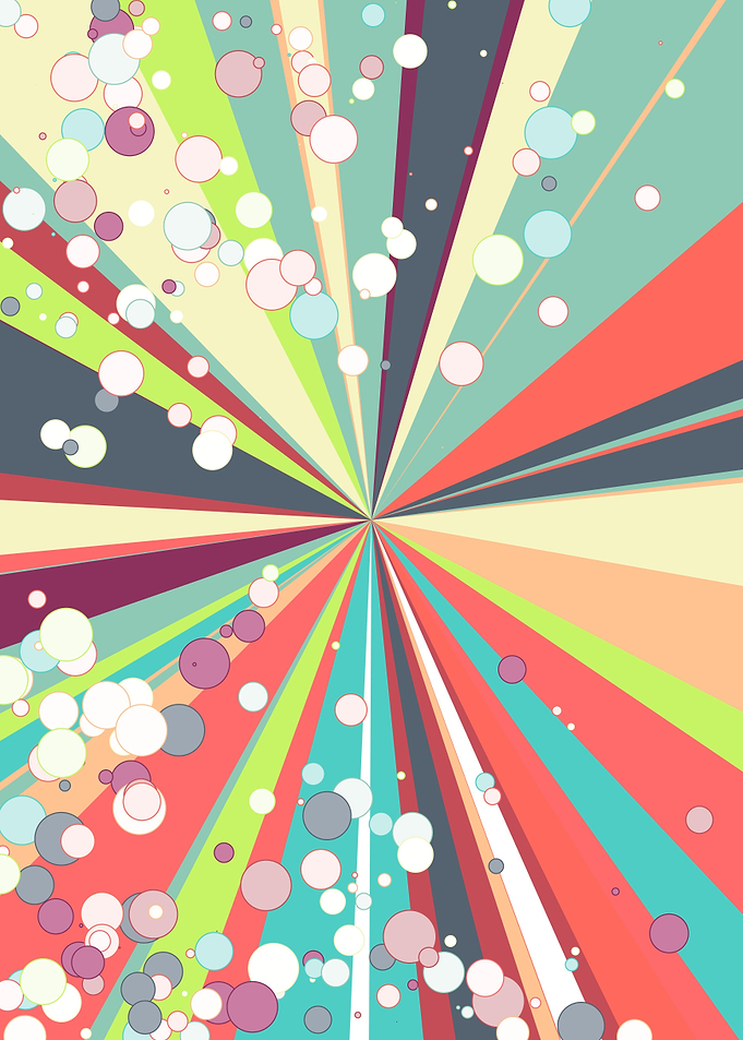 Universe Colorful Lines