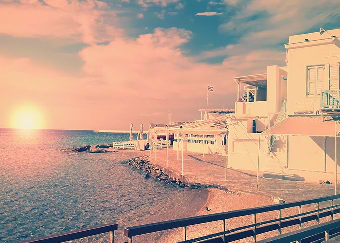 Warm Sunset in Summer