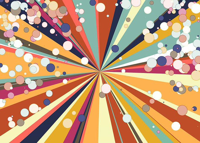 Universe Colorful Lines