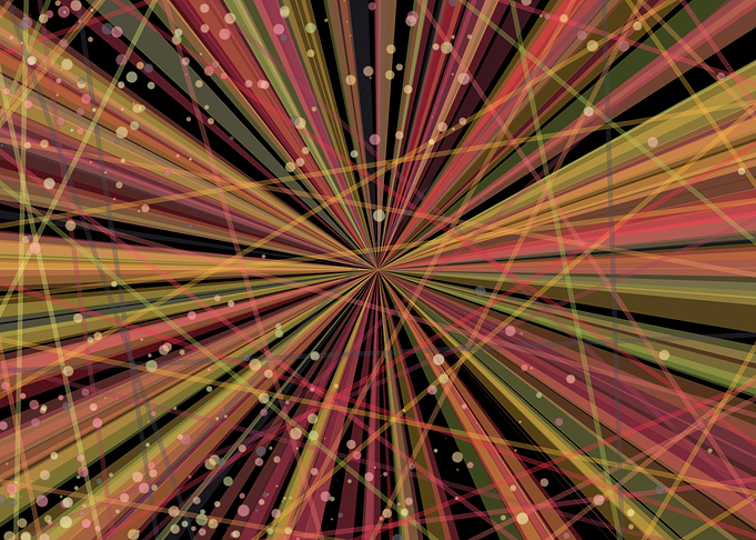 Universe Colorful Lines