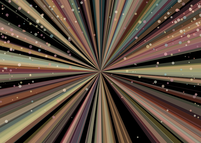 Universe Colorful Lines
