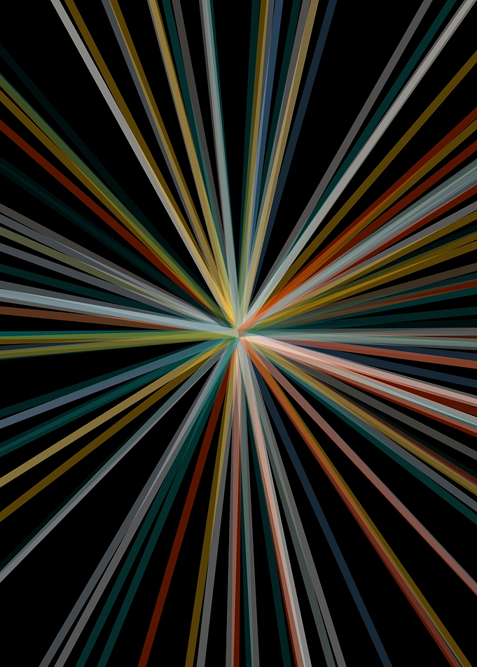 Universe Colorful Lines