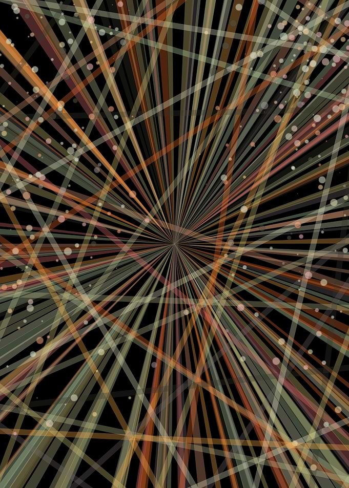 Universe Colorful Lines