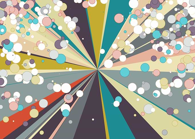 Universe Colorful Lines