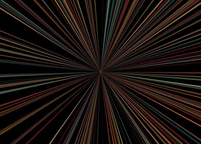 Universe Colorful Lines