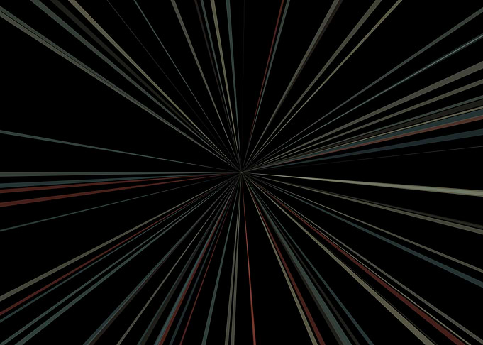 Universe Colorful Lines