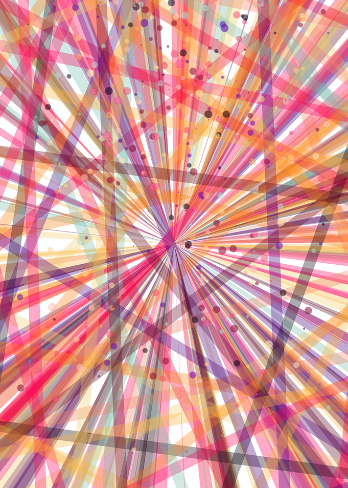 Universe Colorful Lines