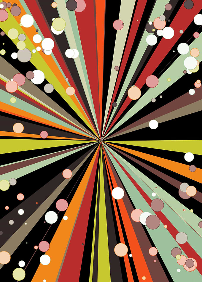 Universe Colorful Lines