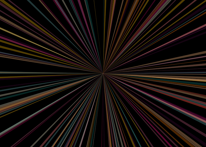 Universe Colorful Lines