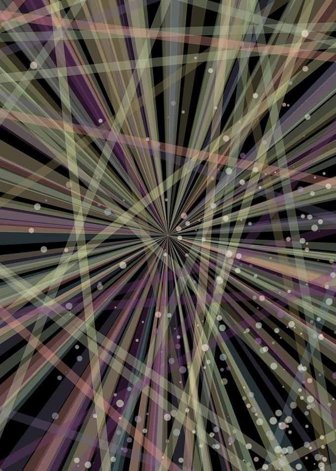 Universe Colorful Lines