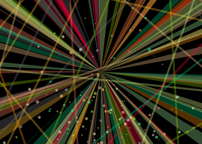 Universe Colorful Lines