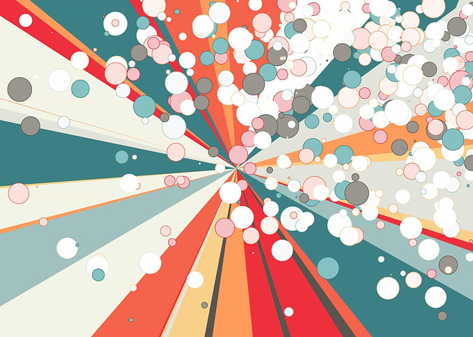Universe Colorful Lines