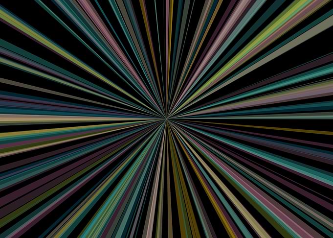 Universe Colorful Lines