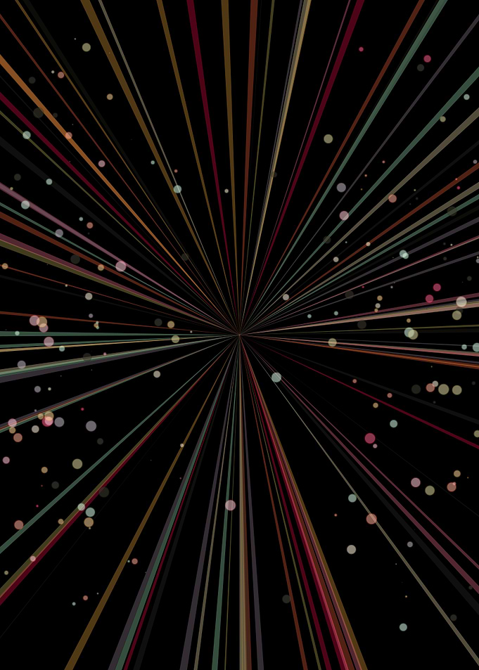 Universe Colorful Lines