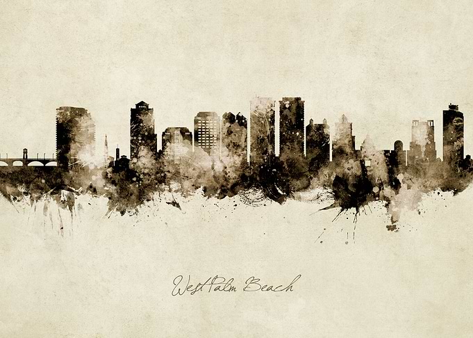 West Palm Beach Skyline