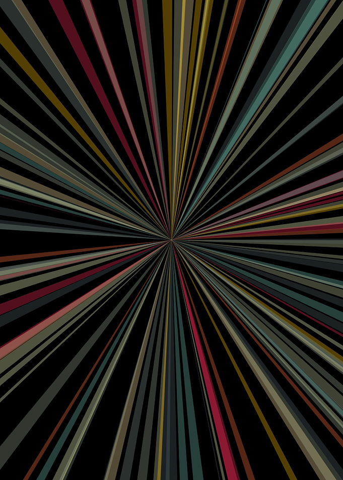 Universe Colorful Lines