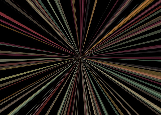 Universe Colorful Lines