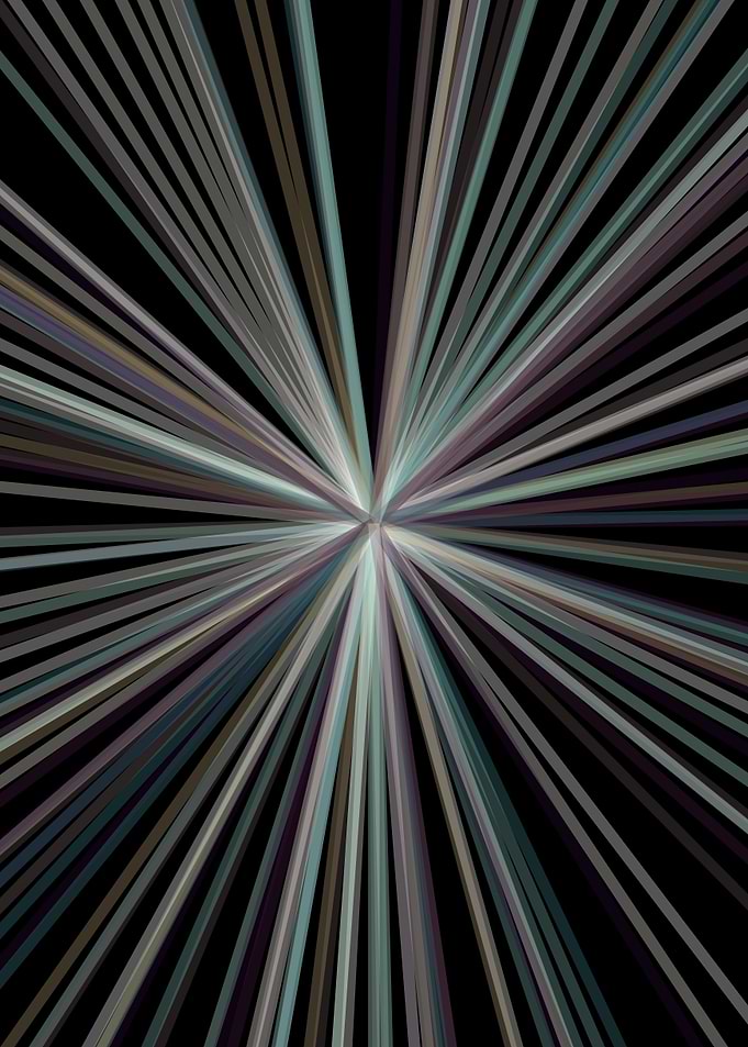 Universe Colorful Lines