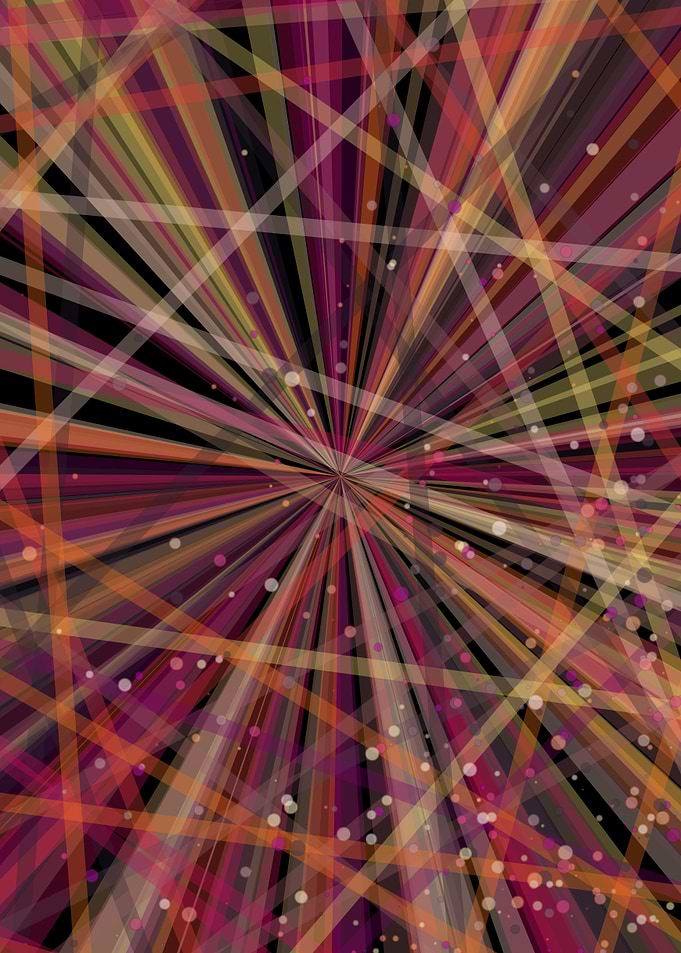 Universe Colorful Lines