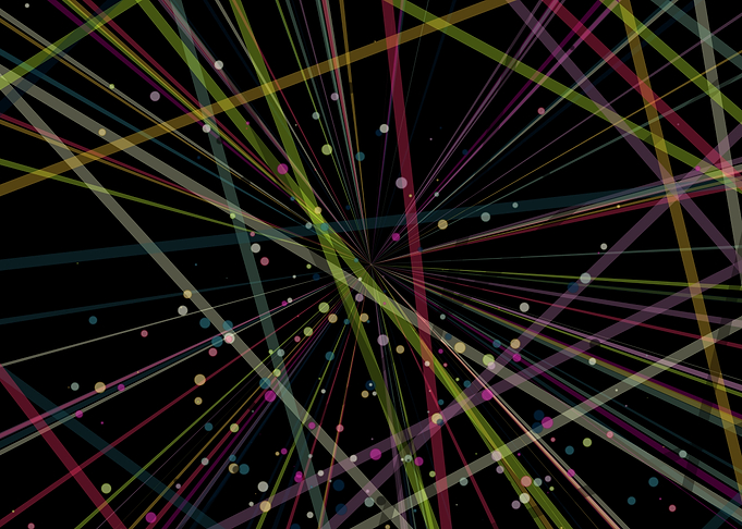 Universe Colorful Lines