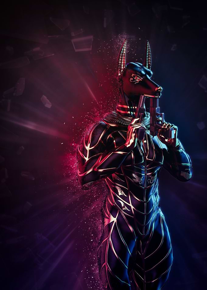 Anubis with Guns