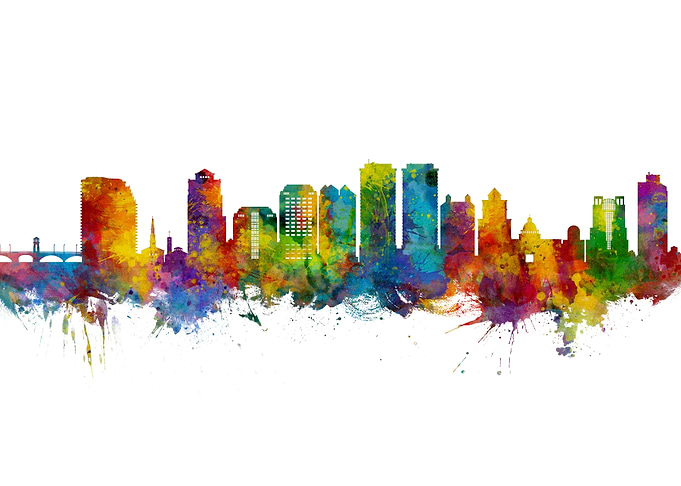West Palm Beach Skyline