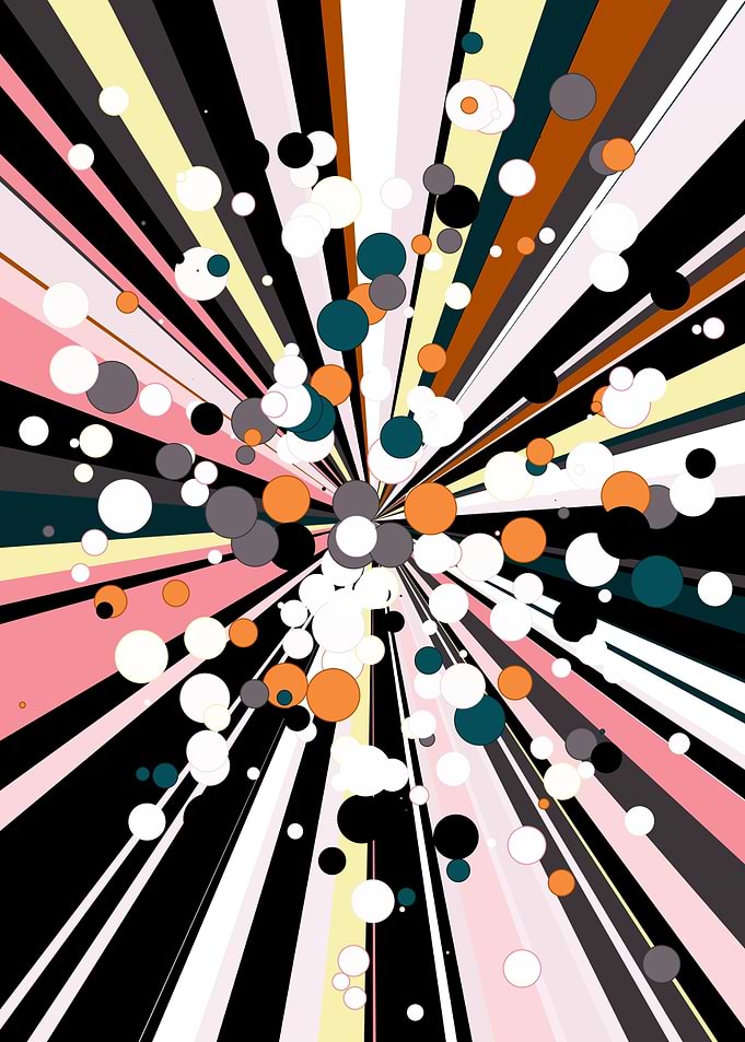 Universe Colorful Lines