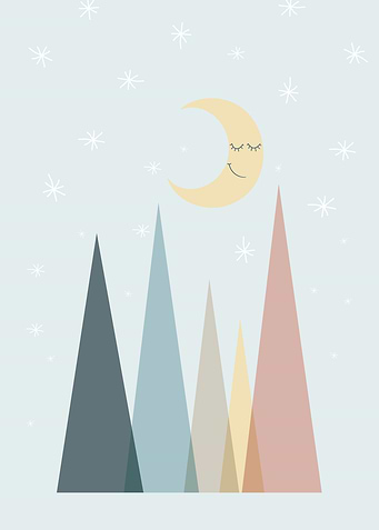 Pastel Mountains