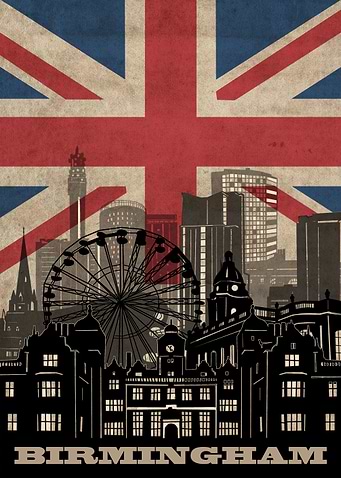birmingham city flag