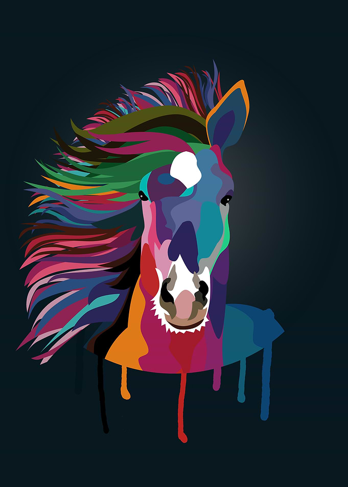horse dripping