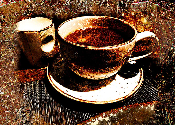 Coffee art cup 1