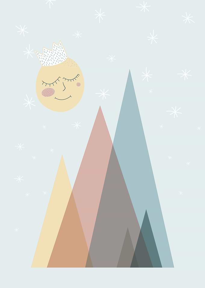 Pastel Mountains