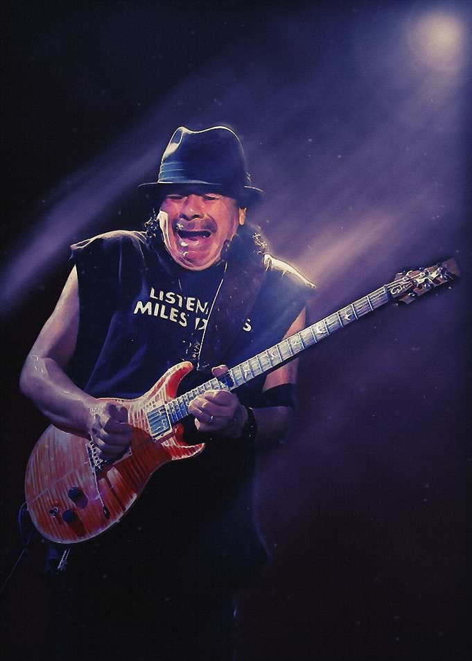 Superstars Carlos Santana