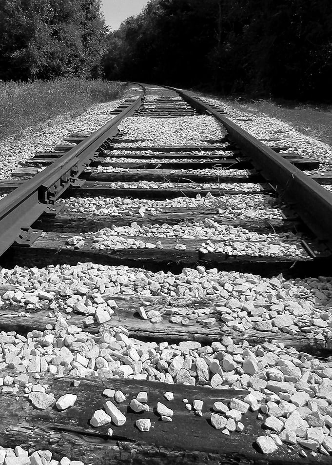 Railroad track photo c1