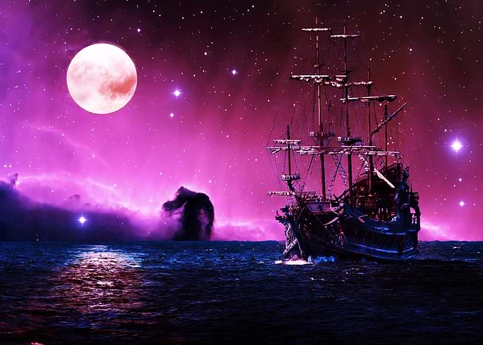 sail through nebula