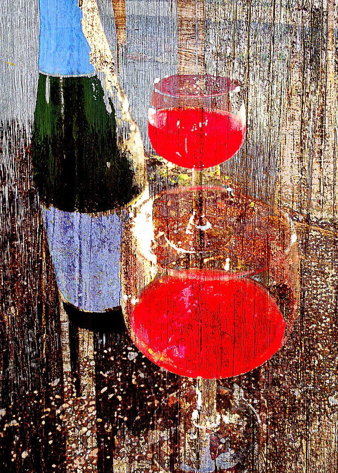 Wine art glasses 7